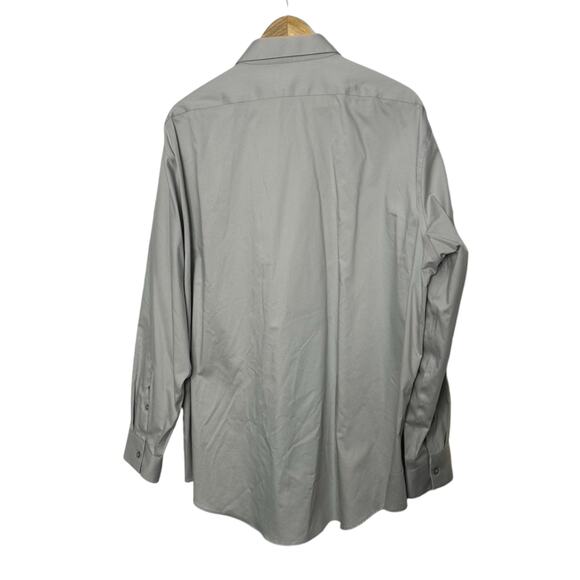 Calvin Klein Gray Infinite Wrinkle Free Slim Fit Stretch Flex Collar Men's 3XL - Picture 4 of 6